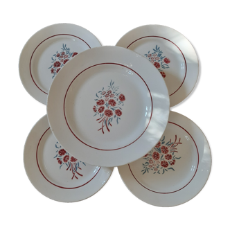 Badonviller plates and 1 dish