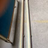 Directoire style bed in patinated beech, 20th century