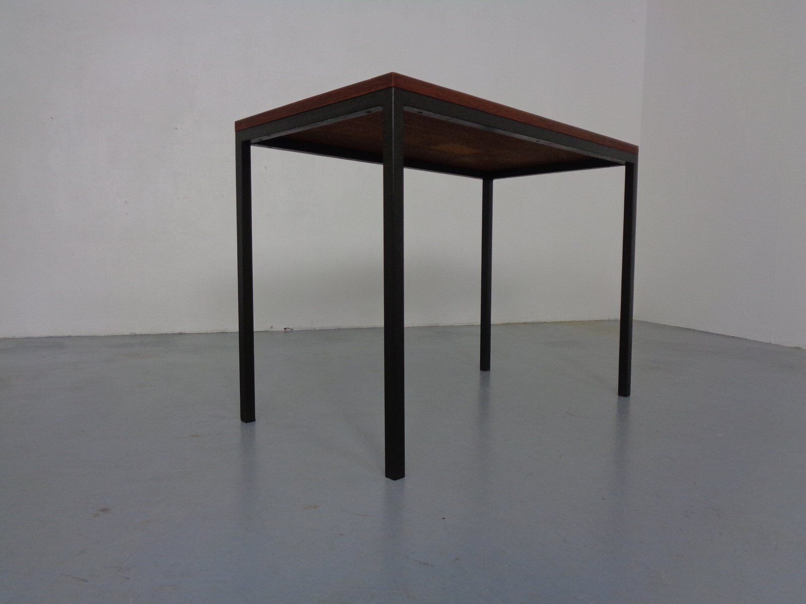 Vintage Teak and Steel Desk, Denmark, 1960s