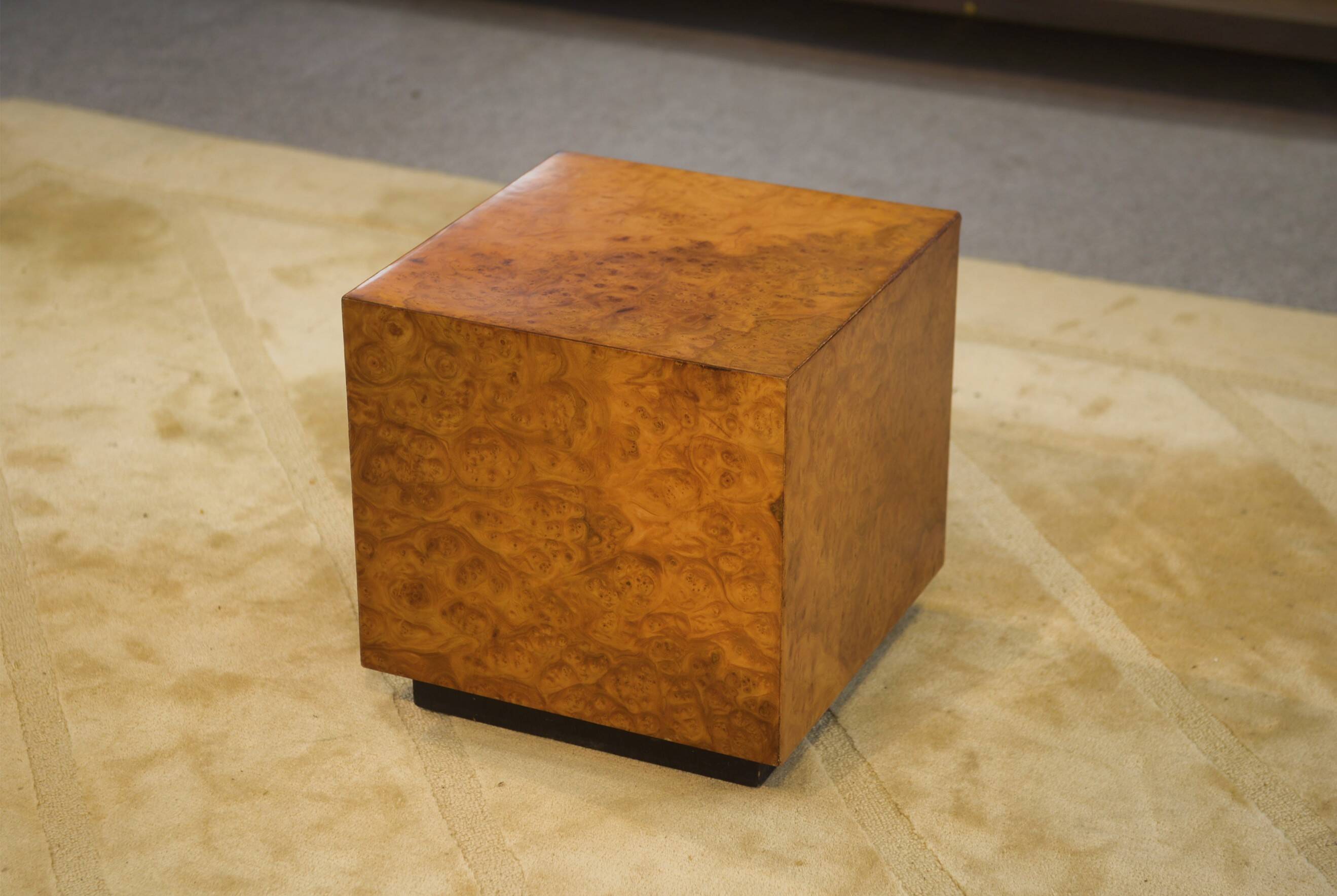 Elm burl stool from the 1970s