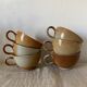 6 stoneware cups
