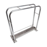 Umbrella door chrome bowl cast iron 1960