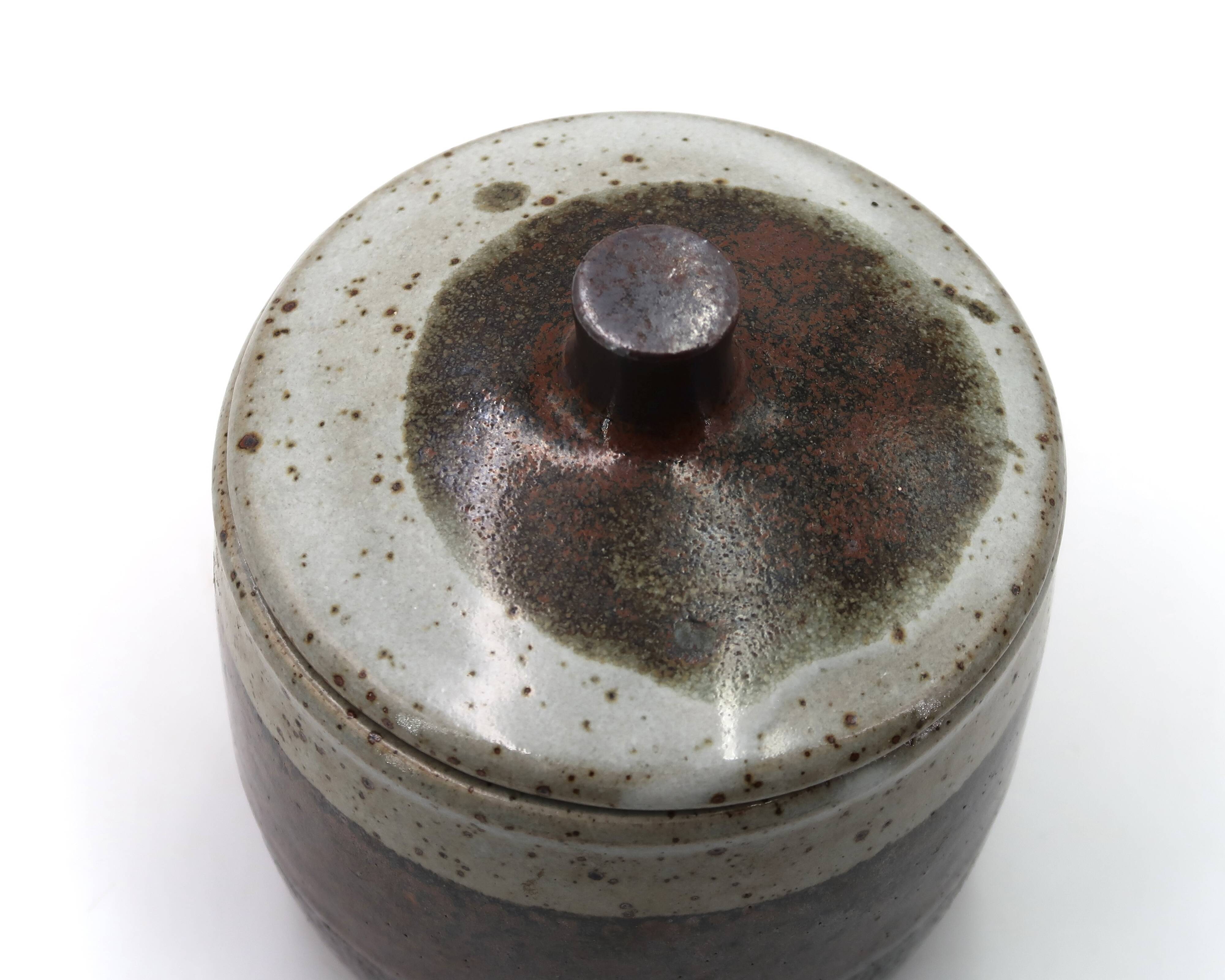Ceramic tobacco jar by Uwe Krause, 1970s