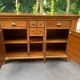 Scandinavian solid wood sideboard with 3 doors and 6 drawers, 160 cm