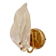 Murano Murano glass leaf wall lights 2 pairs offered.