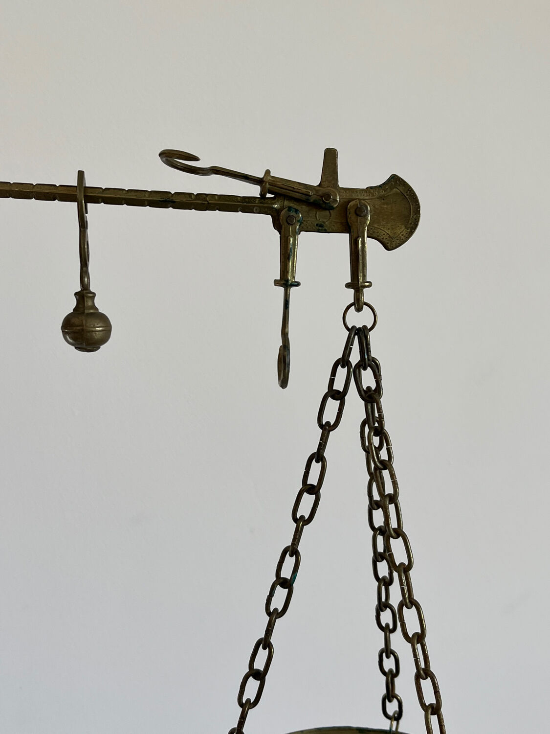 Balance romaine laiton