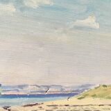 Painting boat on the beach