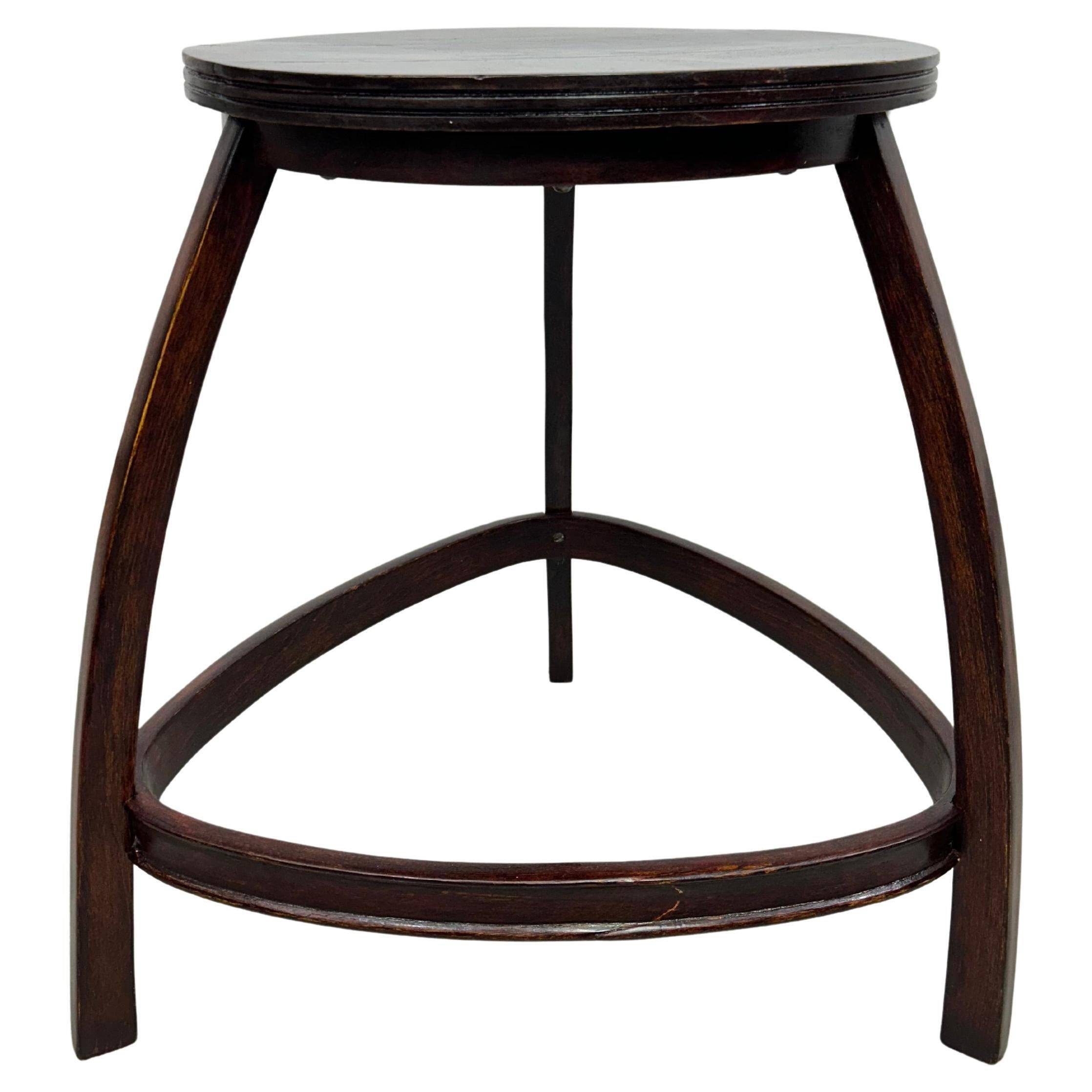 Secessionist Stool Thonet no.37 by Otto Wagner