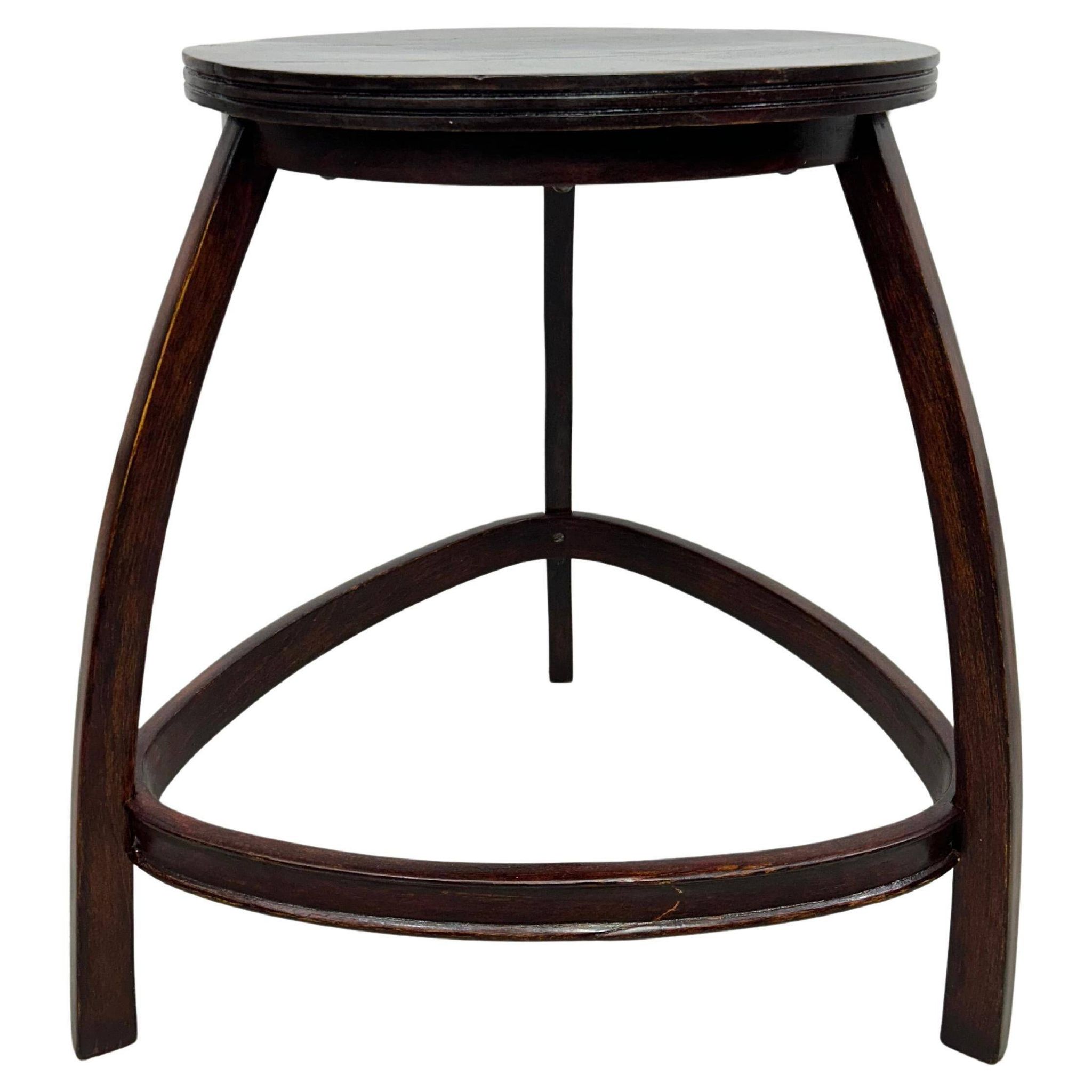 Secessionist Stool Thonet no.37 by Otto Wagner
