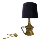 Max Bré Brutalist Lamp in Bronze 1970