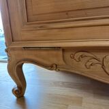 airbrushed bar cabinet