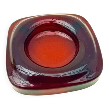 Saint Gobain moulded glass vide poche, France 1960