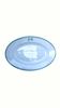 Antique oval plate monogram