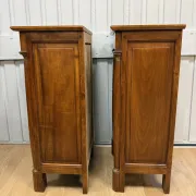 Pair of Empire style bedside tables