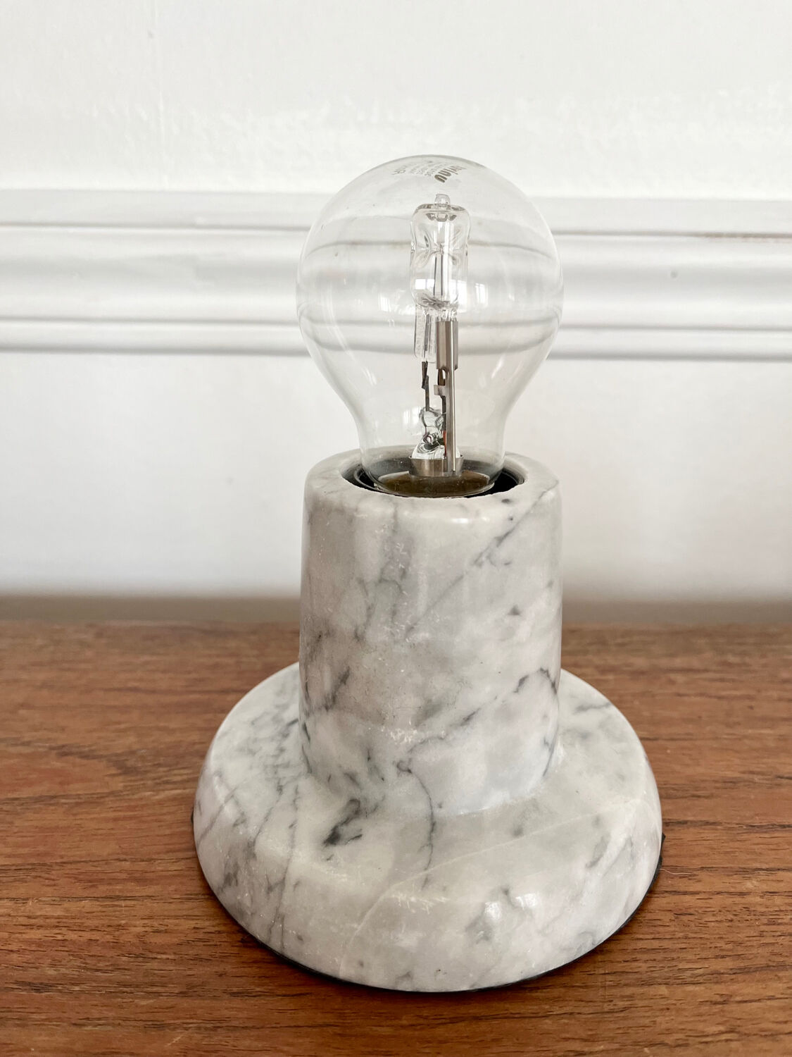 Vintage marble lamp