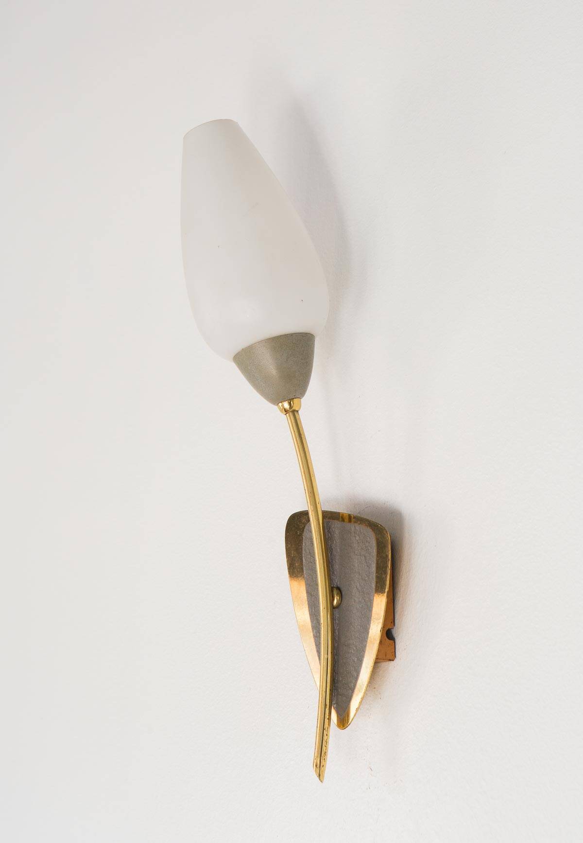 Pair of 50s midcentury modern wall lights