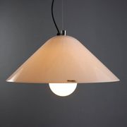 Vintage iGuzzini ceiling light in plastic, Italian design, 1970s.