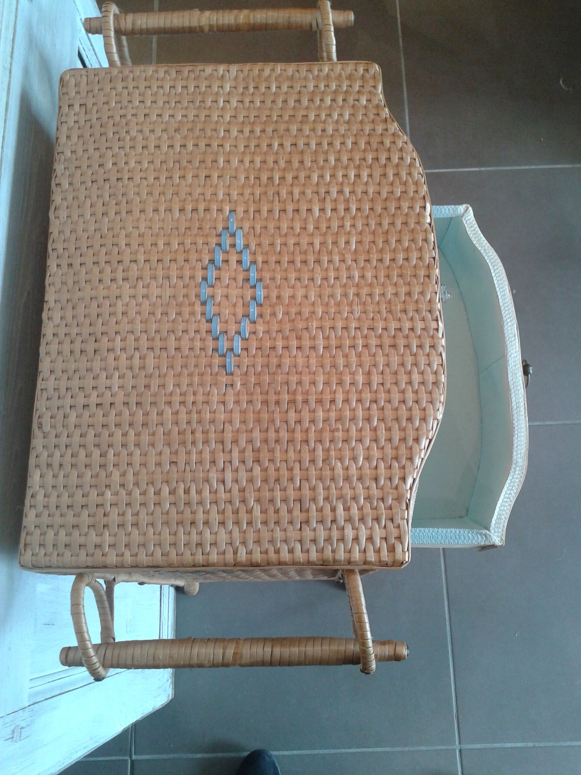 Small sewing rattan furniture