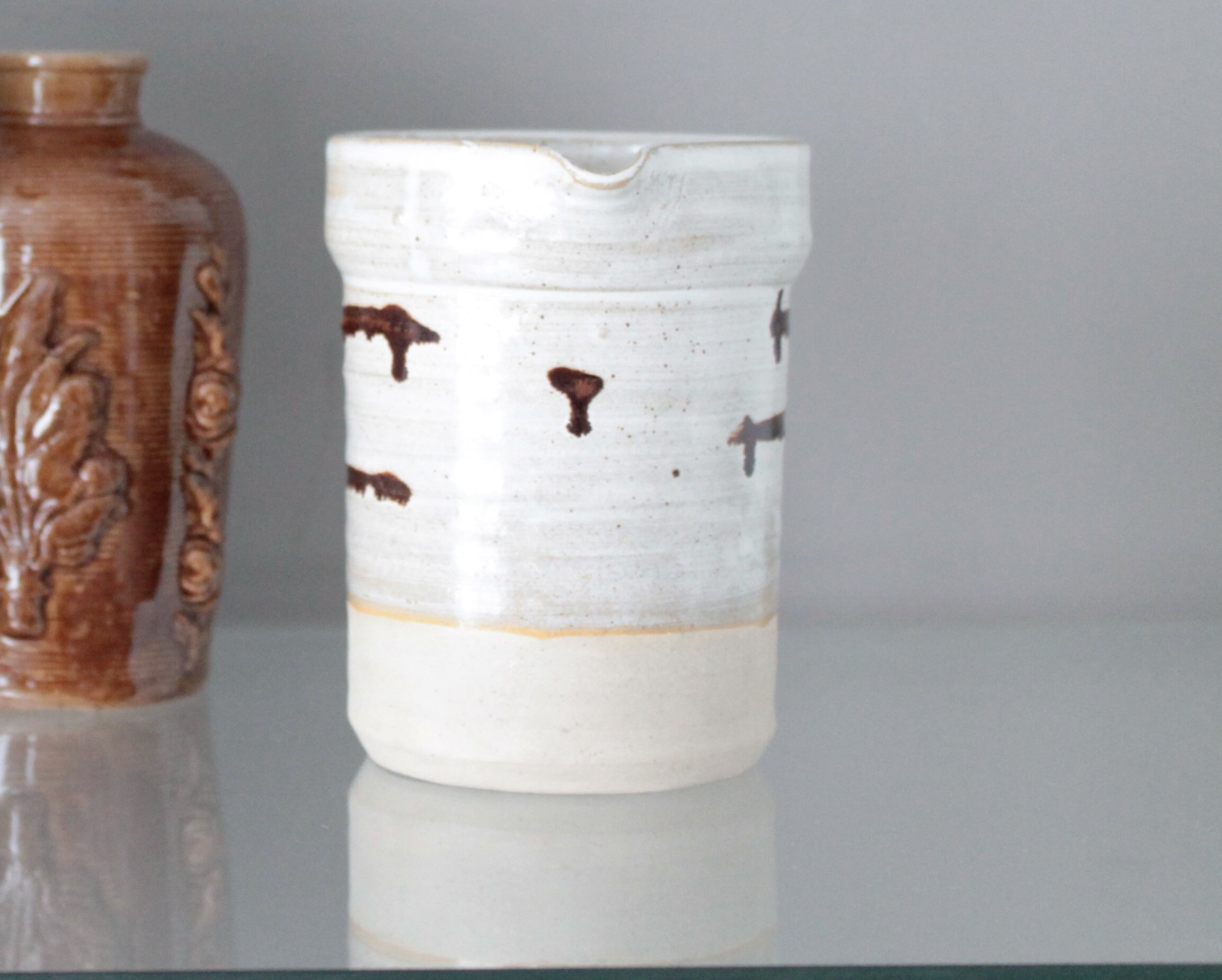 Poterie vintage carafe fait main