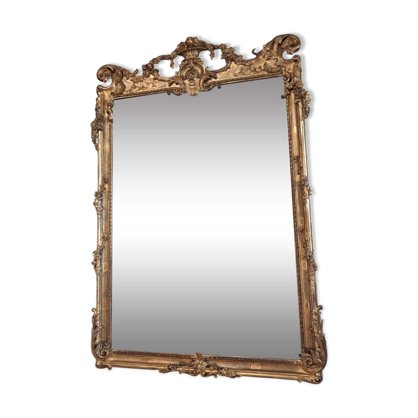 Miroir époque XIX 205 x 140