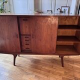 Buffet haut vintage en teck – Design scandinave