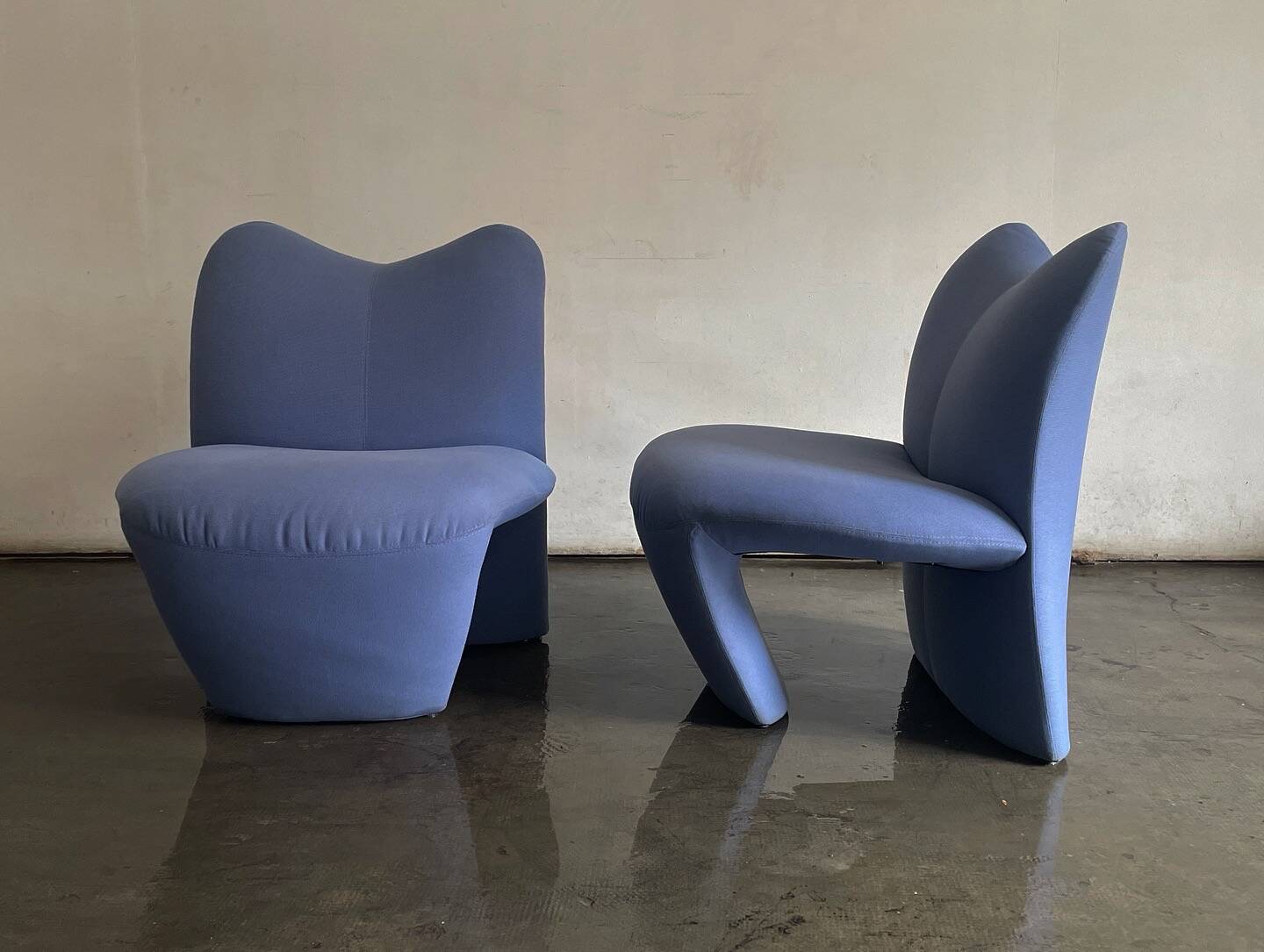 Paire de fauteuils vintage