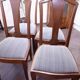 Set of 4 Art Nouveau dining chairs