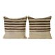 Set of 2 vintage kilim cushion covers 61x61 cm