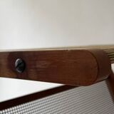 Bar cart in metal and oak by Jullian, designed in France 1960.