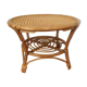 Vintage coffee table in woven rattan