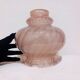 Antique Pink Glass Lamp Globe / Lampshade
