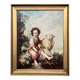 Painting "The Good Shepherd". Oil on canvas.