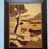 Tableau en marqueterie