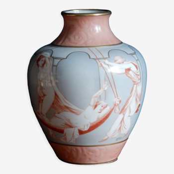 Vase Art Déco dans un style orientaliste