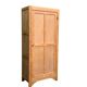 Parisian bonnet wardrobe, raw wood, 1950s