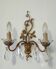 Wall sconce with pendants in Louis XV style