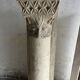Sculptural plaster columns by Walter De Buck (set of 2)