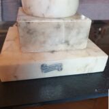 Italian marble foot lamp, 1970