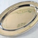 English silver plated oval serving dish