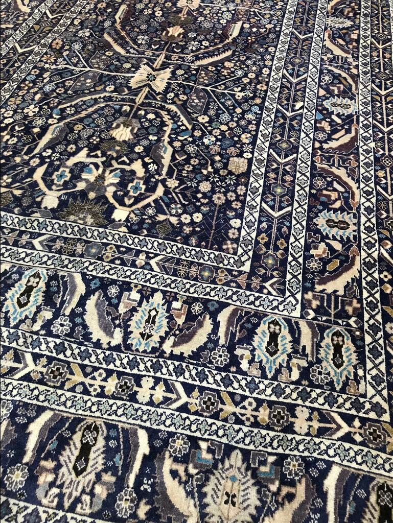 Tapis ancien Belutch Afghan fait main en laine 200x300 cm