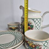 Vintage drink service, "Basket" model by Villeroy & Boch