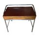 Bureau tubulaire chromé années 50-60