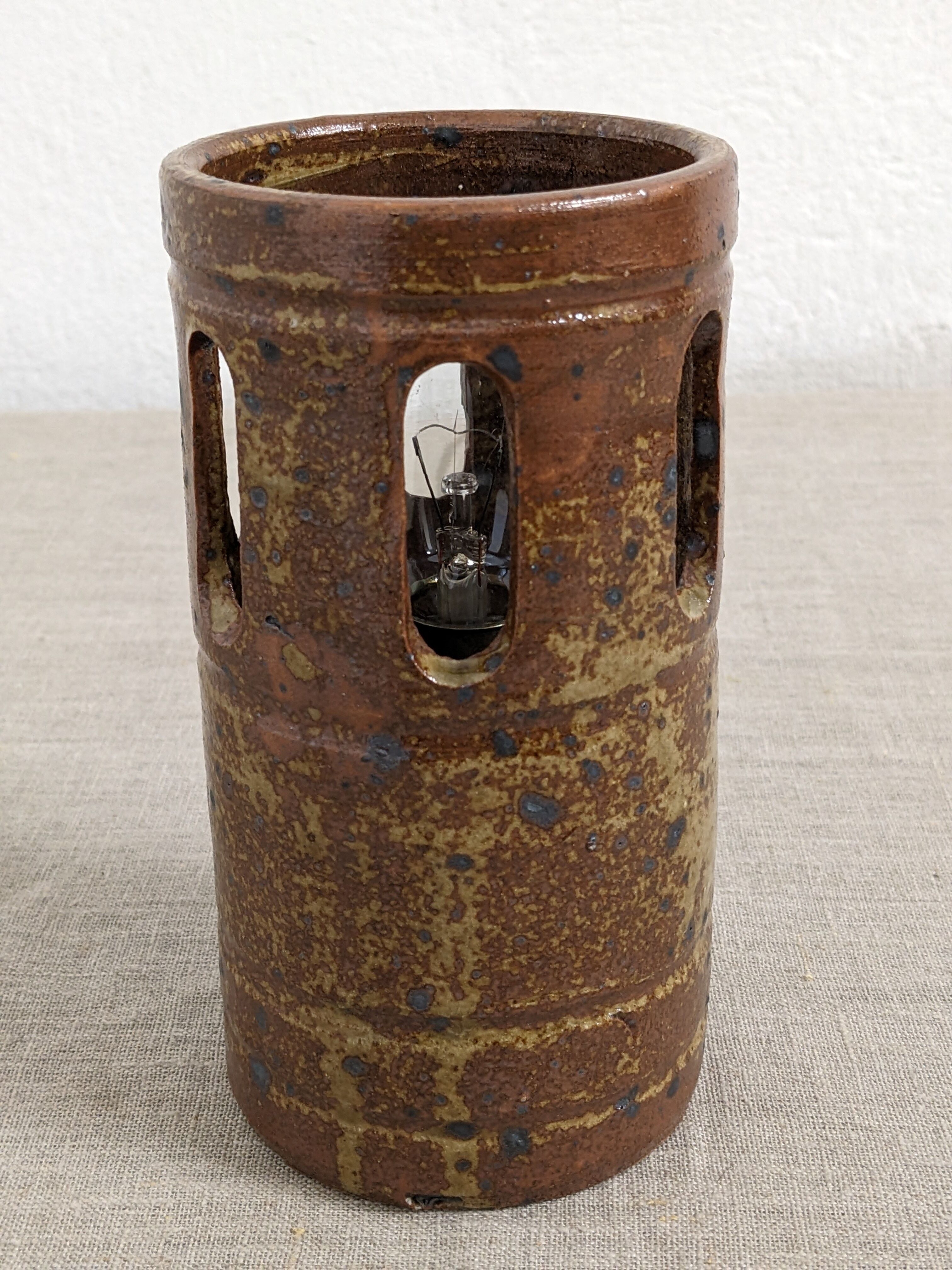 Night light in glazed stoneware from the 60s/70s