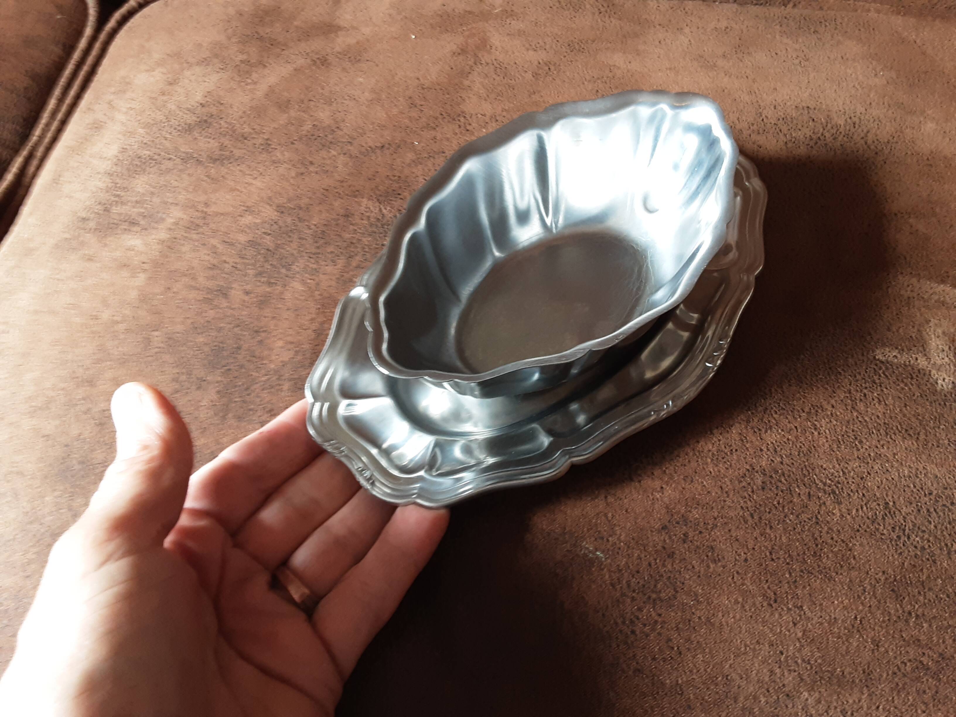 Saucière métal  vintage