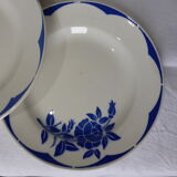 4 flat plates of Digoin Sarreguemines model Corsica 211209