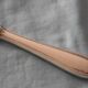 Set of 12 cheese or fruit knives with silver metal handles.