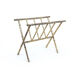 Brass Bamboo Magazine Rack ★ 50s 60s 70s Mid Century Modern Danish Design