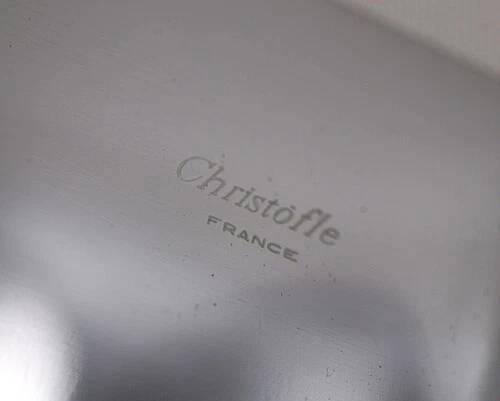 Christofle Chinon Filet, cutting pie server in silver-plated metal, in excellent condition.