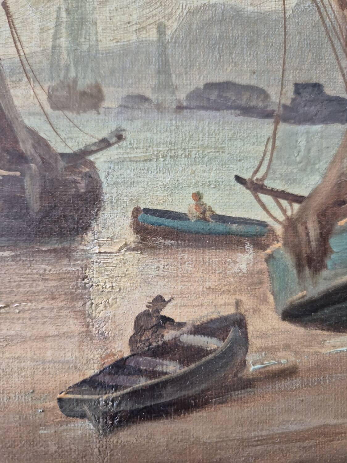 Lively Coastline - Oil on canvas