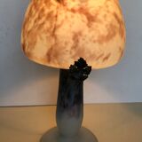 Glass mushroom lamp